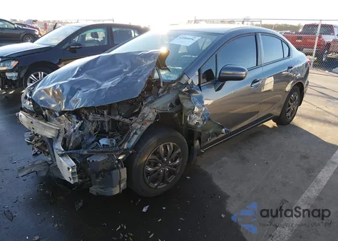 2015 Honda Civic Lx from USA, damaged, VIN 19XFB2F57FE249883